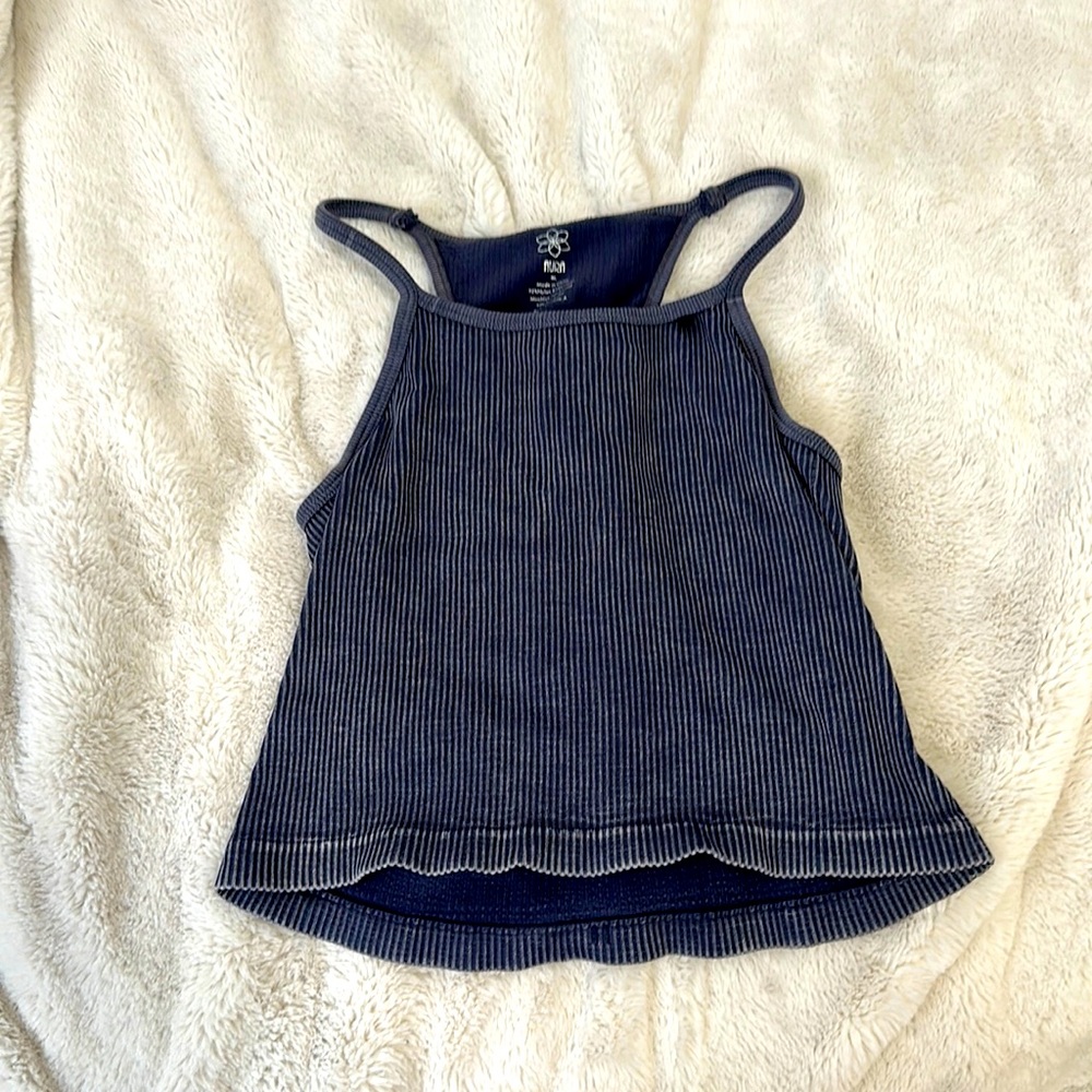Navy blue tank top girls